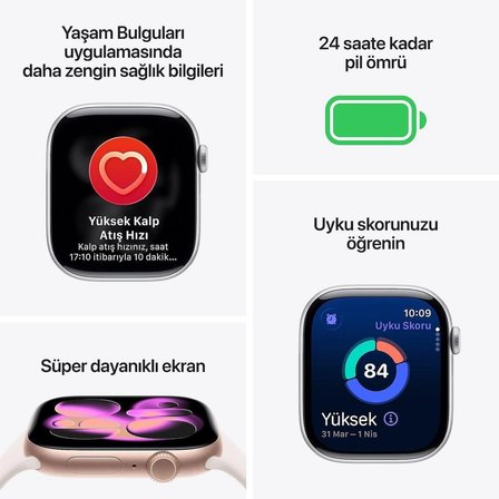  Apple Watch Series 11 GPS + Cellular 46mm Space Grey Aluminium Case with Black Sport Band - S/M