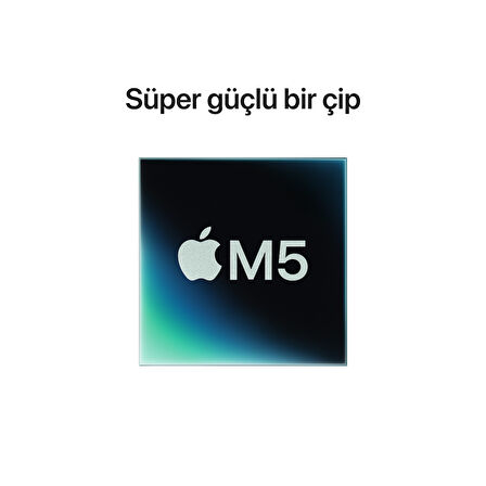 14 inç MacBook Pro: Apple M5 Çip 10 çekirdekli CPU ve 10 çekirdekli GPU 16GB Bellek 512GB SSD (MDE04TU/A) - Uzay Siyahı