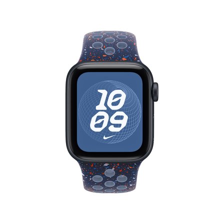 40 mm Nike Spor Kordon - M/L - (MGA84ZM/A) - Mavi Kurdele
