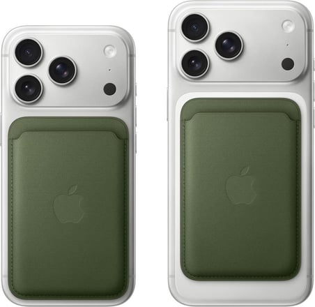 Apple iPhone için MagSafe özellikli Mikro Dokuma Cüzdan - Siyah - OUTLET
