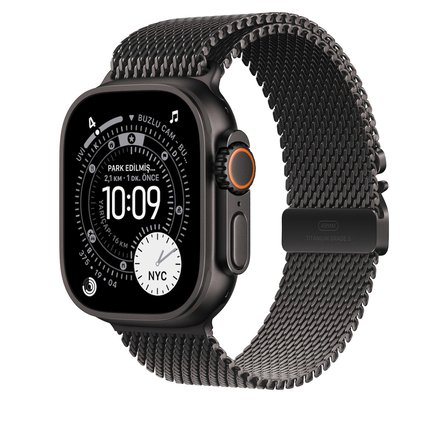 49 mm Milano Loop - Orta - (MGHT4ZM/A) - Siyah Titanyum