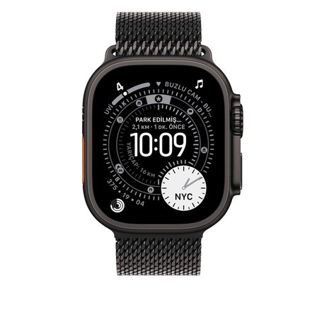49 mm Milano Loop - Orta - (MGHT4ZM/A) - Siyah Titanyum