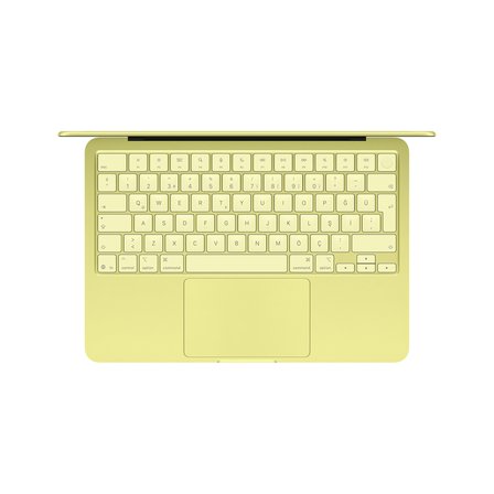 MacBook Neo 13 inç - Apple A18 Pro Çip 6 CPU ve 5 GPU 8GB Bellek 512GB SSD (MHFE4TU/A) - Puslu Sarı
