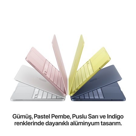 MacBook Neo 13 inç - Apple A18 Pro Çip 6 CPU ve 5 GPU 8GB Bellek 256GB SSD (MHFH4TU/A) - Pastel Pembe