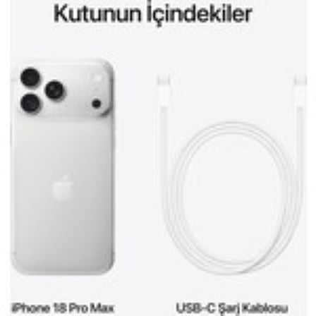 Apple iPhone 18 Pro Max 256 GB Gümüş Cep Telefonu (Apple Türkiye Garantili)