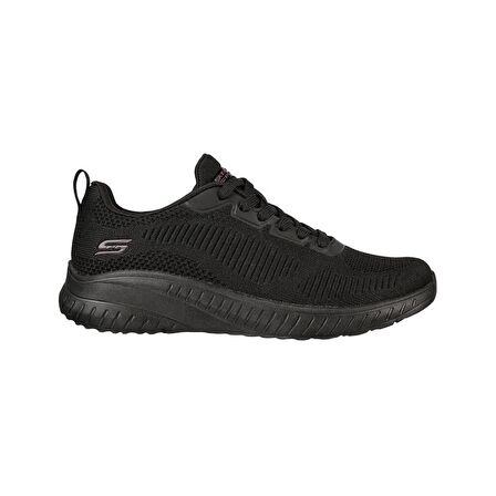 Skechers Bobs Squad Chaos - Face Off Kadın Siyah Spor Ayakkabı 117209 BBK