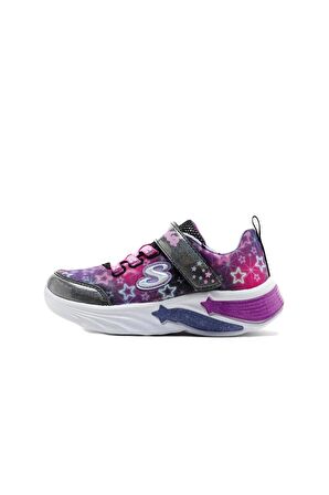 Skechers 302324N BKMT Star Sparks Kız Çocuk Spor Ayakkabı