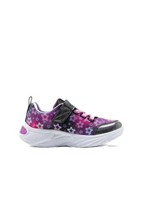 Skechers 302324N BKMT Star Sparks Kız Çocuk Spor Ayakkabı
