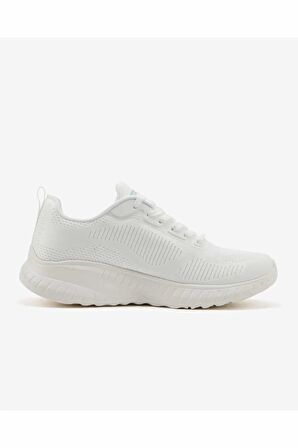 Skechers BOBS SQUAD CHAOS - FACE OFF Kadın Günlük Spor Ayakkabı 117209 OFWT Beyaz