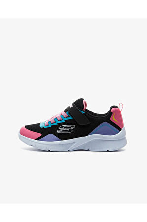 Skechers 302348L BKMT Microspec-Bright Retros Kız Çocuk Spor Ayakkabı