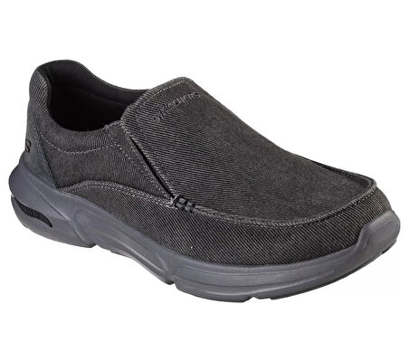 Skechers 204612-BLK Arch Fit Talon Menifee Erkek Füme Loafer Sneaker Spor Ayakkabı