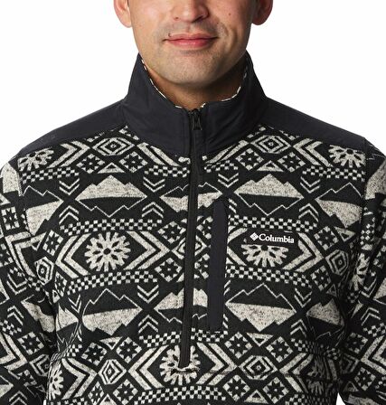 Columbia Sweater Weather II Printed Half Zip Erkek Polar Üst AO6753-010