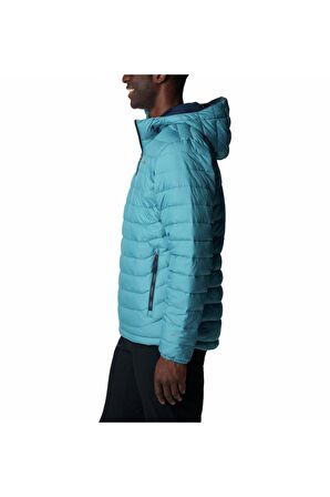 WO1151 POWDER LITE HOODED JACKET Petrol Mavisi
