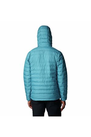 WO1151 POWDER LITE HOODED JACKET Petrol Mavisi
