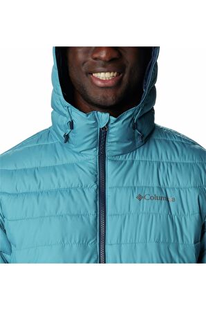 WO1151 POWDER LITE HOODED JACKET Petrol Mavisi