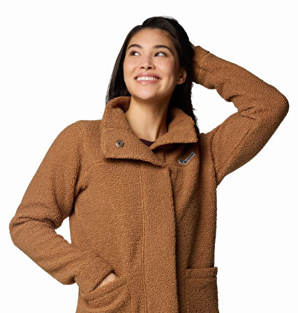 Columbia Panorama™ Long Jacket Kahverengi Kadın Outdoor Polar Ceket AL1333