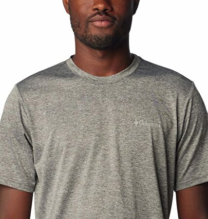 Columbia Hike™ Crew Short Sleeve Shirt Erkek Gri Tişört AO1419-011