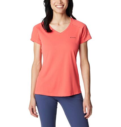 Columbia Women's Zero Rules™ Short Sleeve Kadın V Yaka Tişört AL6914-608