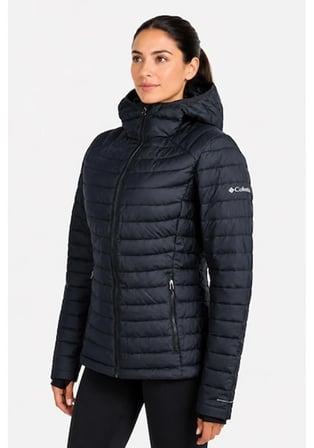 Columbia White Out FS Hooded Omni-Heat Kadın Mont XK1890-010