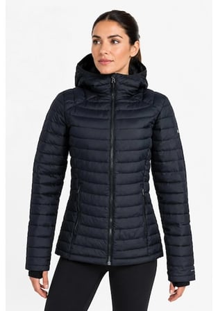 Columbia White Out FS Hooded Omni-Heat Kadın Mont XK1890-010
