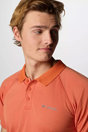 Erkek Alpine Chill Polo Yaka T-Shirt - Kiremit | XS
