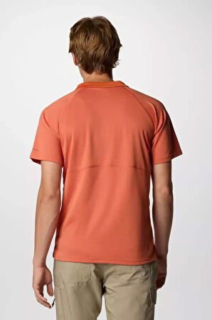 Erkek Alpine Chill Polo Yaka T-Shirt - Kiremit | XS