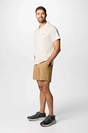 Erkek AO3828 Alpine Chill Pro Polo Kısa Kollu T-Shirt - Bej | S