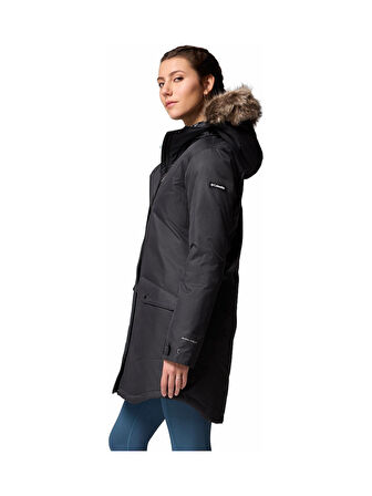 Columbia Suttle Mountain Long Insulated Kadın Mont Kadın Antrasit Melanj WL0885-012