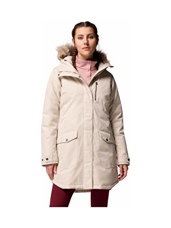 Columbia Suttle Mountain Long Insulated Kadın Mont Kadın Kahverengi WL0885-279