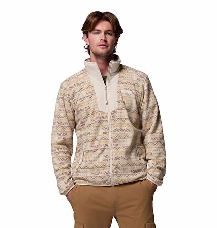 Columbia Sequoia Grove™ Printed Full Zip Bej Erkek Outdoor Polar AM4742-278