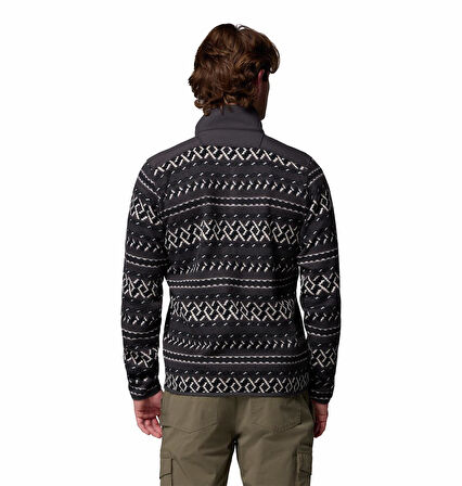 Sweater Weather Printed Yarım Fermuarlı II Erkek Polar Üst