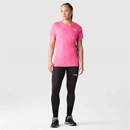 W S/S SIMPLE DOME TEE Pembe Kadın Tshirt