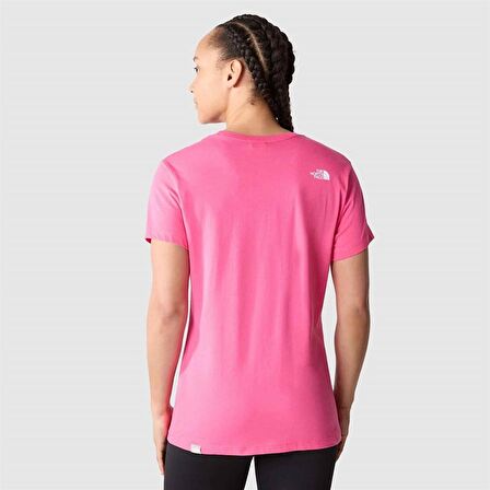 W S/S SIMPLE DOME TEE Pembe Kadın Tshirt