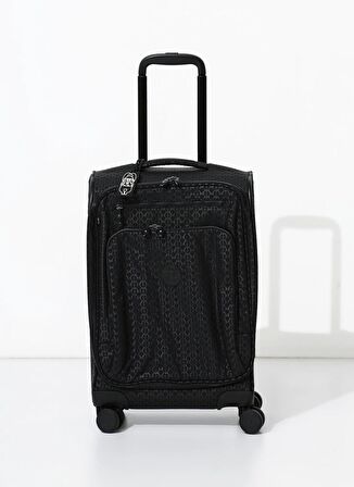 Kipling Siyah Unisex Çekçekli Sert Valiz NEW YOURI SPIN KI7971K59 S