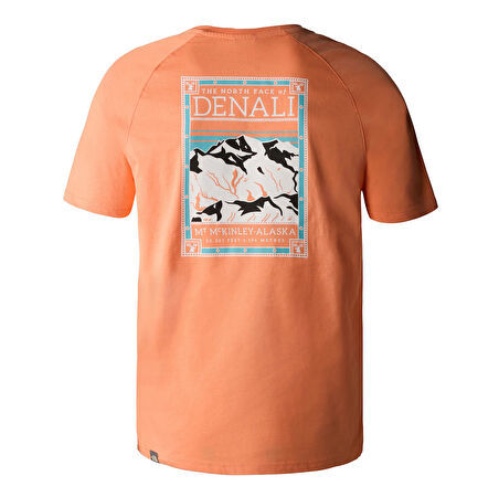 F00CEQ8N6M1-R The North Face M S-S North Faces Tee - Eu Erkek T-Shirt Turuncu