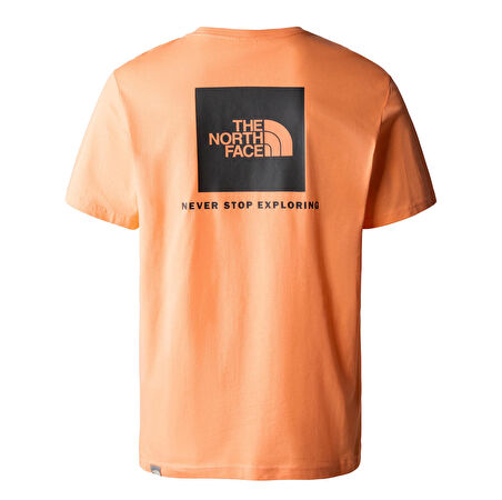 F0A2TX2N6M1-R The North Face M S-S Redbox Tee - Eu Erkek T-Shirt Turuncu