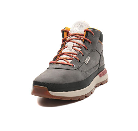 B0A65R80331-R Timberland Mıd Lace Up Sneaker çocuk Spor Ayakkabı Gri