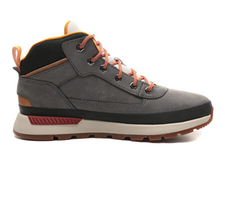 B0A65R80331-R Timberland Mıd Lace Up Sneaker çocuk Spor Ayakkabı Gri