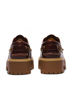 Timberland Tb0A2Qdm Stone Street Boat Shoe Bordo Kadın Ayakkabı