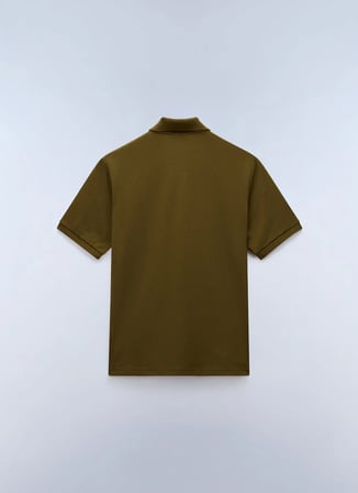 Napapijri E-SMALL BOX SS-NP0A88TQG3A1 Kahve Erkek Polo T-Shirt