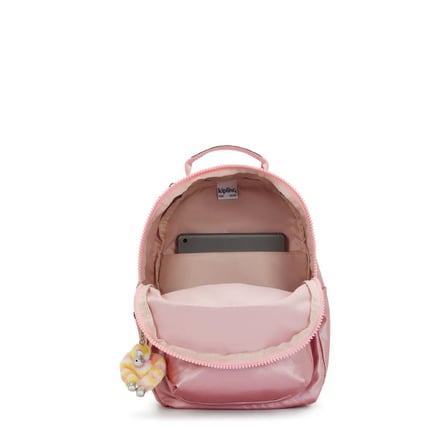 Kipling Seoul S Small Sırt Çantası Bronze Pink Met KI57683MD
