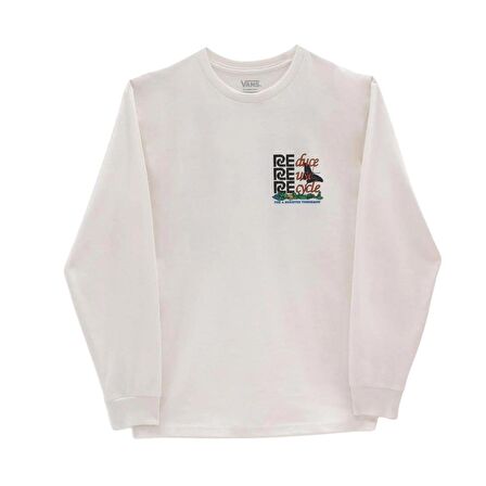 Vans Eco Positivity LS Krem T-Shirt