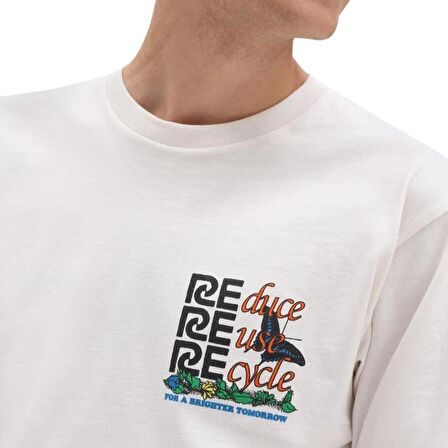 Vans Eco Positivity LS Krem T-Shirt