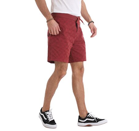 0A5FKUYTP1-R Vans Vıntage Cotton Boardshort Erkek Şort Ve Kapri Bordo
