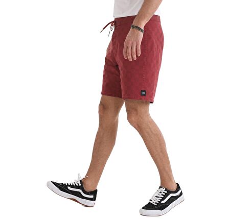 0A5FKUYTP1-R Vans Vıntage Cotton Boardshort Erkek Şort Ve Kapri Bordo