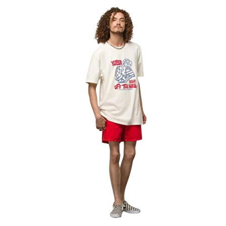 Vans X Yucca Fıns Boarshorts Kırmızı Mayo Şort