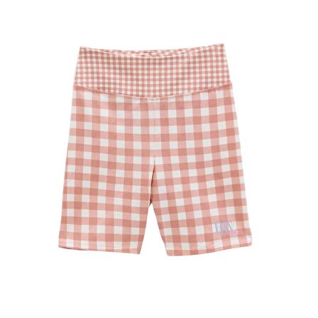 Vans Mixed Up Gingham Pembe Şort Tayt