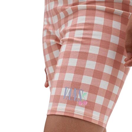 Vans Mixed Up Gingham Pembe Şort Tayt