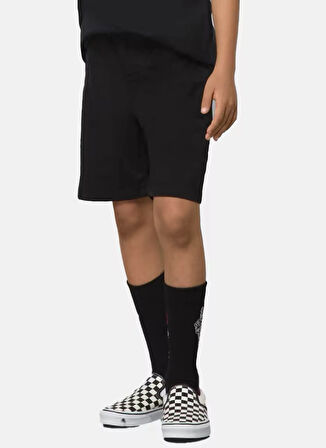 Vans Lastikli Bel Normal Siyah Erkek Çocuk Şort VN0A7SHEBLK1-Range Elastic Waist