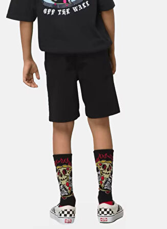 Vans Lastikli Bel Normal Siyah Erkek Çocuk Şort VN0A7SHEBLK1-Range Elastic Waist